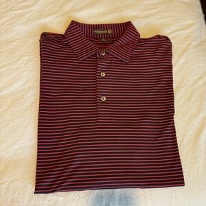 Peter Millar Summer Comfort Polo Shirt Sz L